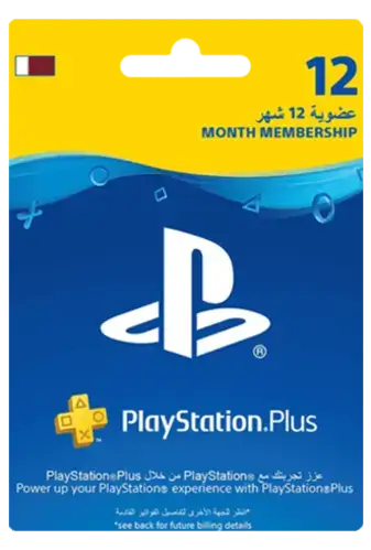 Qatar PlayStation Plus 12 Months Membership