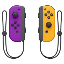 Nintendo Switch  Joy-Con Neon Purple - Neon Orange 
