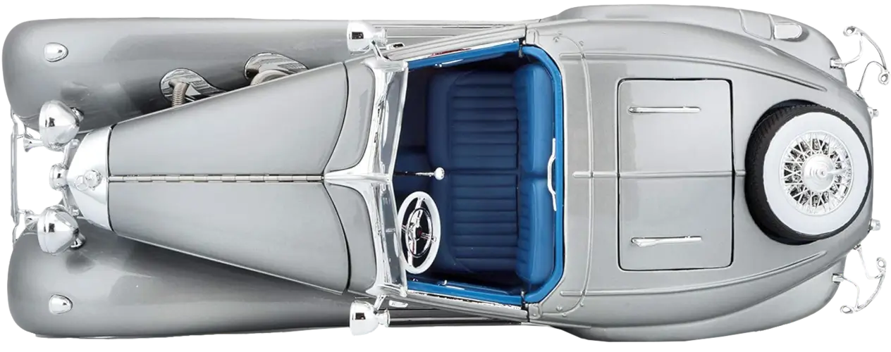 Maisto 1936 Mercedes-Benz 500K Special Roadster (1:18) - Diecast Premiere Edition - Grey