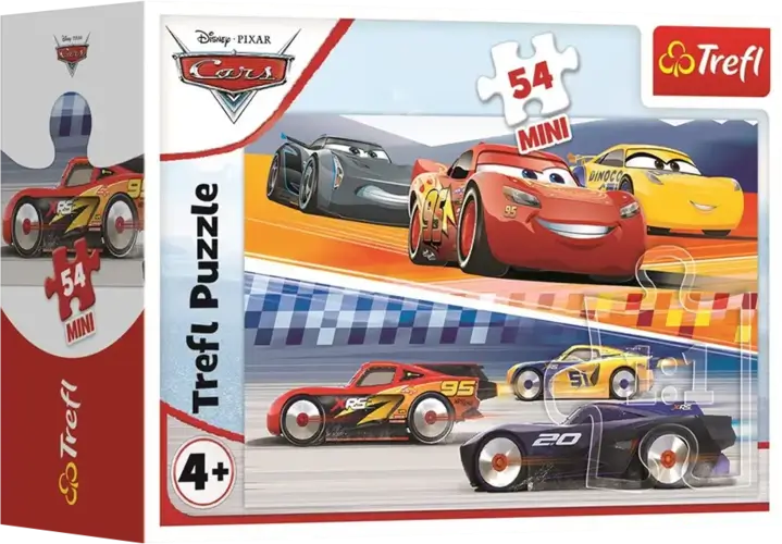 Trefl Race Scene in Cars 3 Mini Puzzle - 54 Pcs