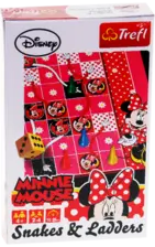 Trefl Minnie Mouse Snakes & Ladders Mini Board Game