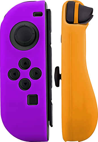 Nintendo Switch Joy-Con Cover Case - Purple and Orange