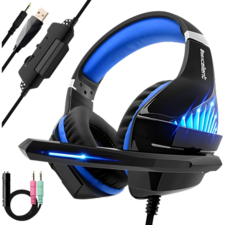 Beexcellent GM5 Wired Gaming Headset - Blue