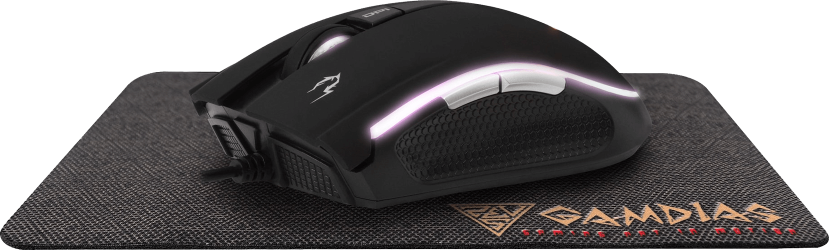 Gamdias Zeus E2 RGB Gaming Mouse + NYX E1 Mouse Pad