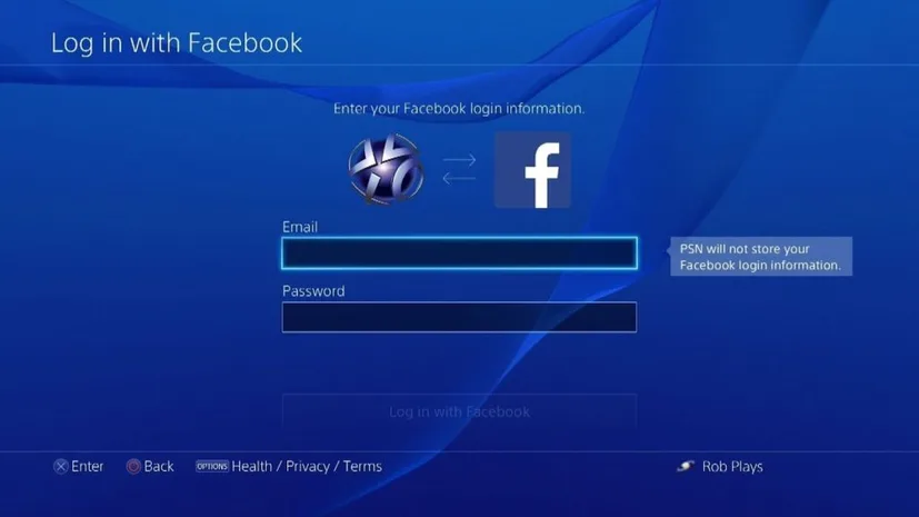  رسميا.. إلغاء خاصية ربط حساب فيسبوك مع البلايستيشن 4