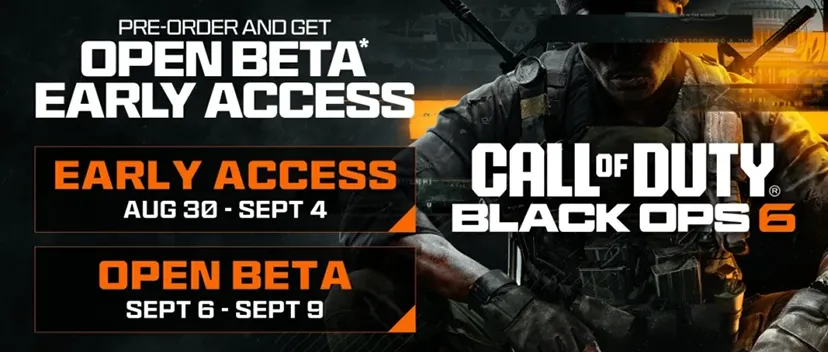 الإعلان عن موعد إصدار النسخ التجريبية للعبة Call of Duty Black Ops 6.