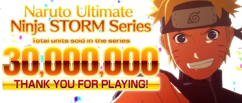 The Naruto Ultimate Ninja Storm game series has surpassed 30 million copies sold.