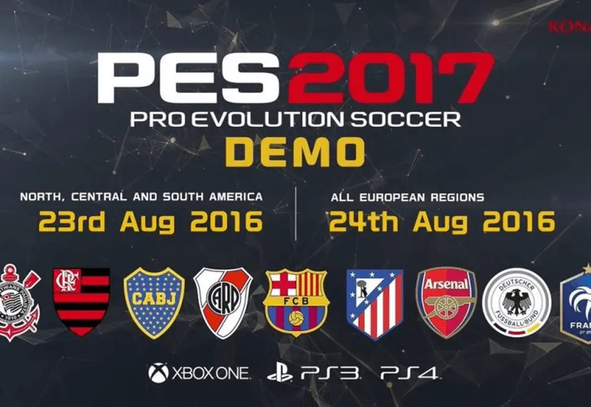 PES 17 موعد صدور ديمو