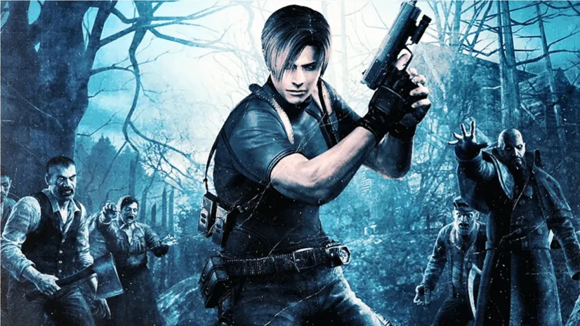 PS4 على Resident Evil 4 مساحة لعبة