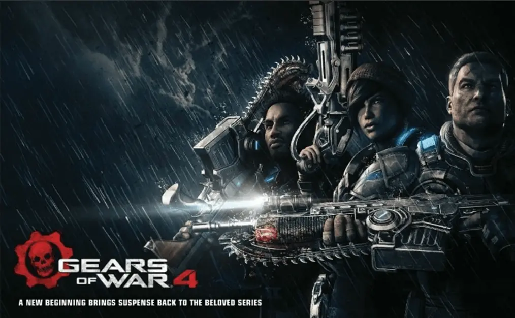  Gears of War 4 شاهد عرض إطلاق 