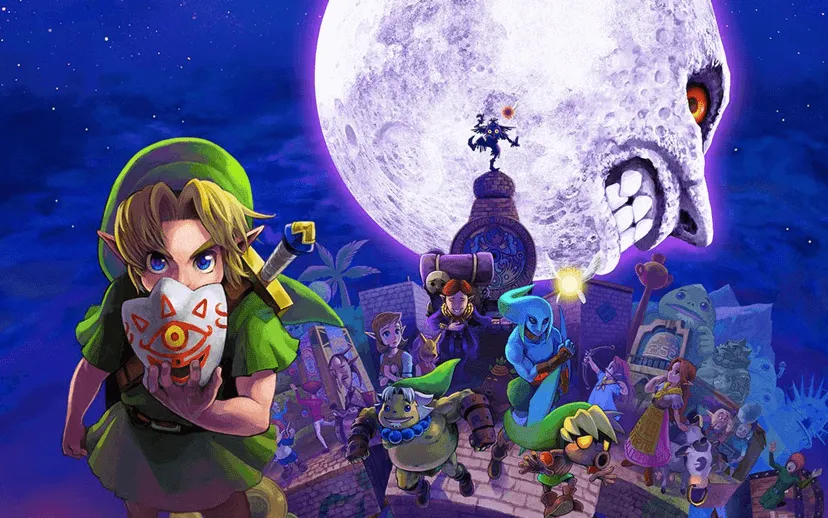 Wii U على جهاز Majora’s Mask اصدار لعبه 