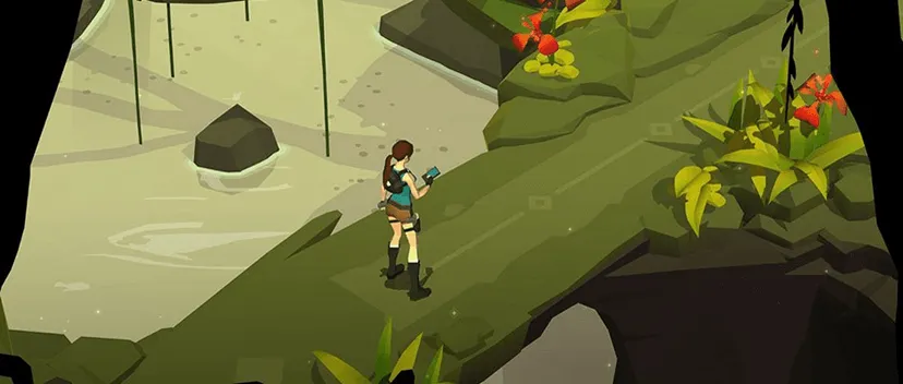 Vita و PS4 الان على Lara Croft GO لعبه