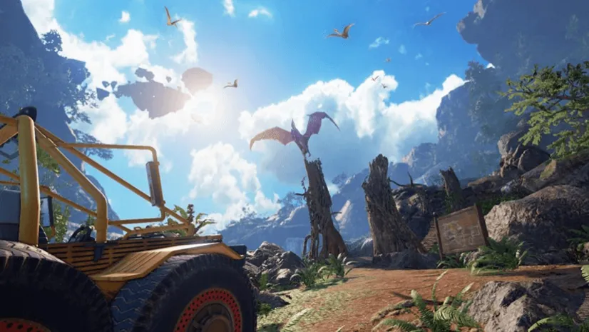 VR على نظارات ARK Park لعبه