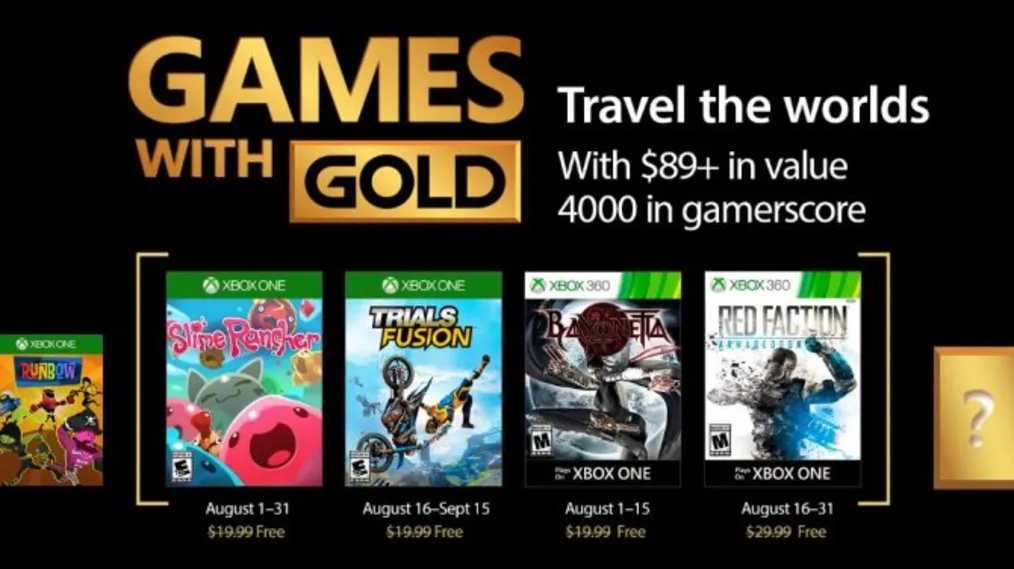 قائمه العاب xbox live gold 