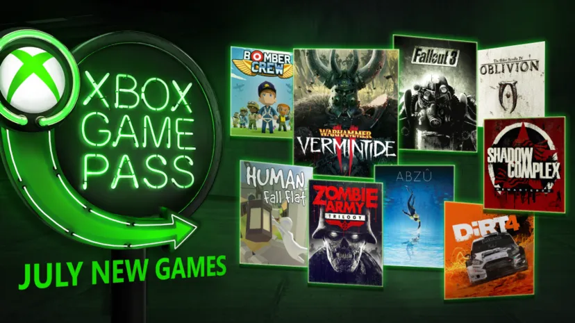 الاعلان عن ألعاب Xbox Game Pass لشهر يوليو