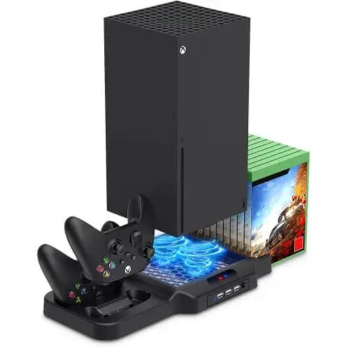 iPega Cooling Stand with Charging Station for Xbox Series X - Black