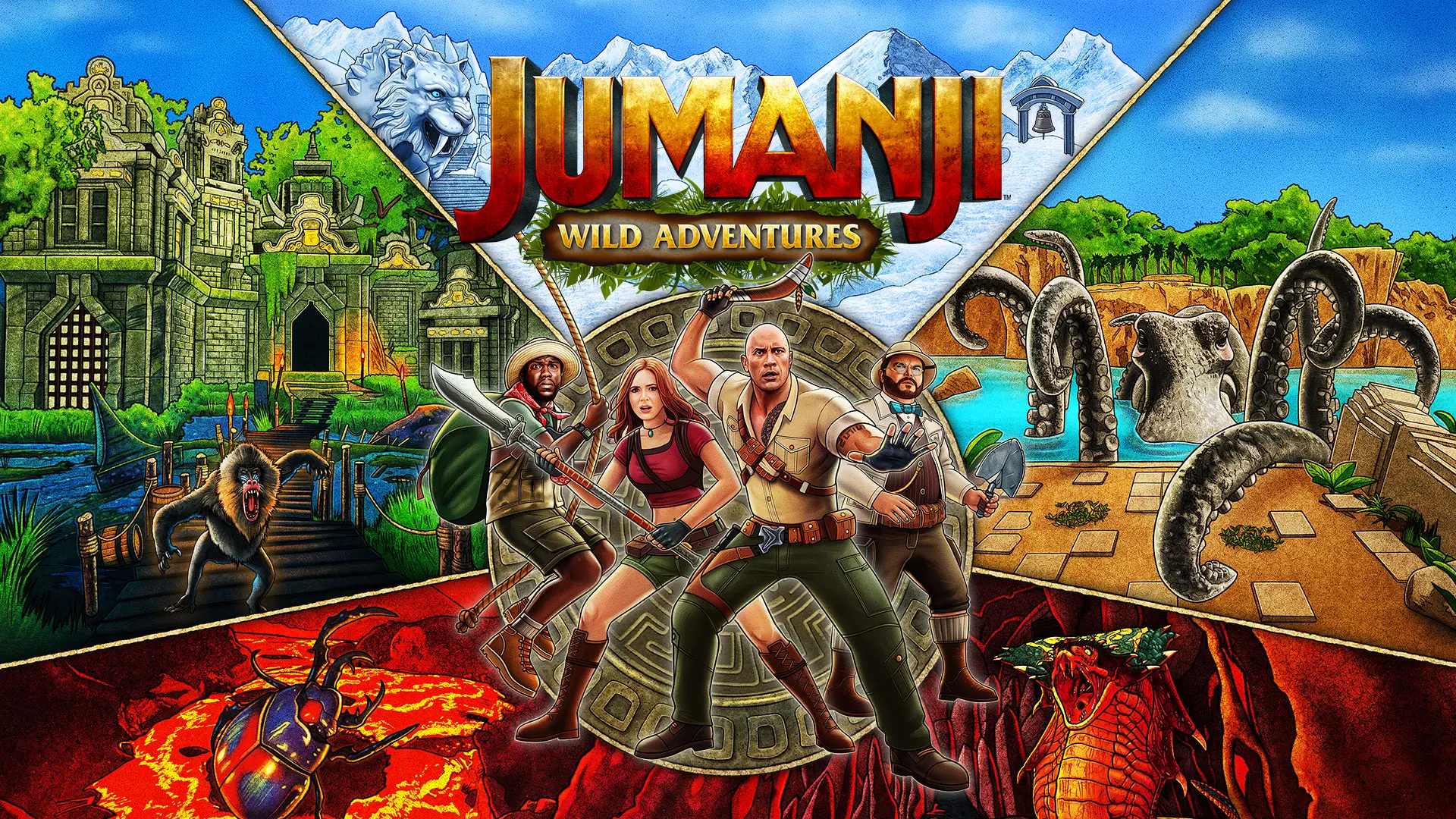 Jumanji Wild Adventures Gameplay