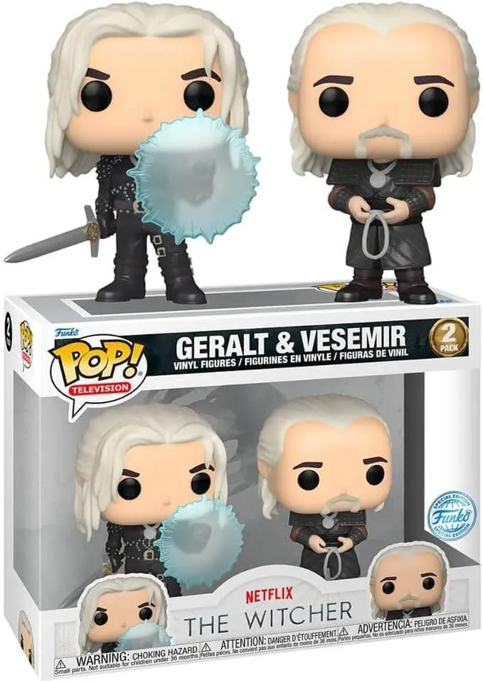 Funko Pop! The Witcher S2 - Geralt and Vesemir 2-Pack