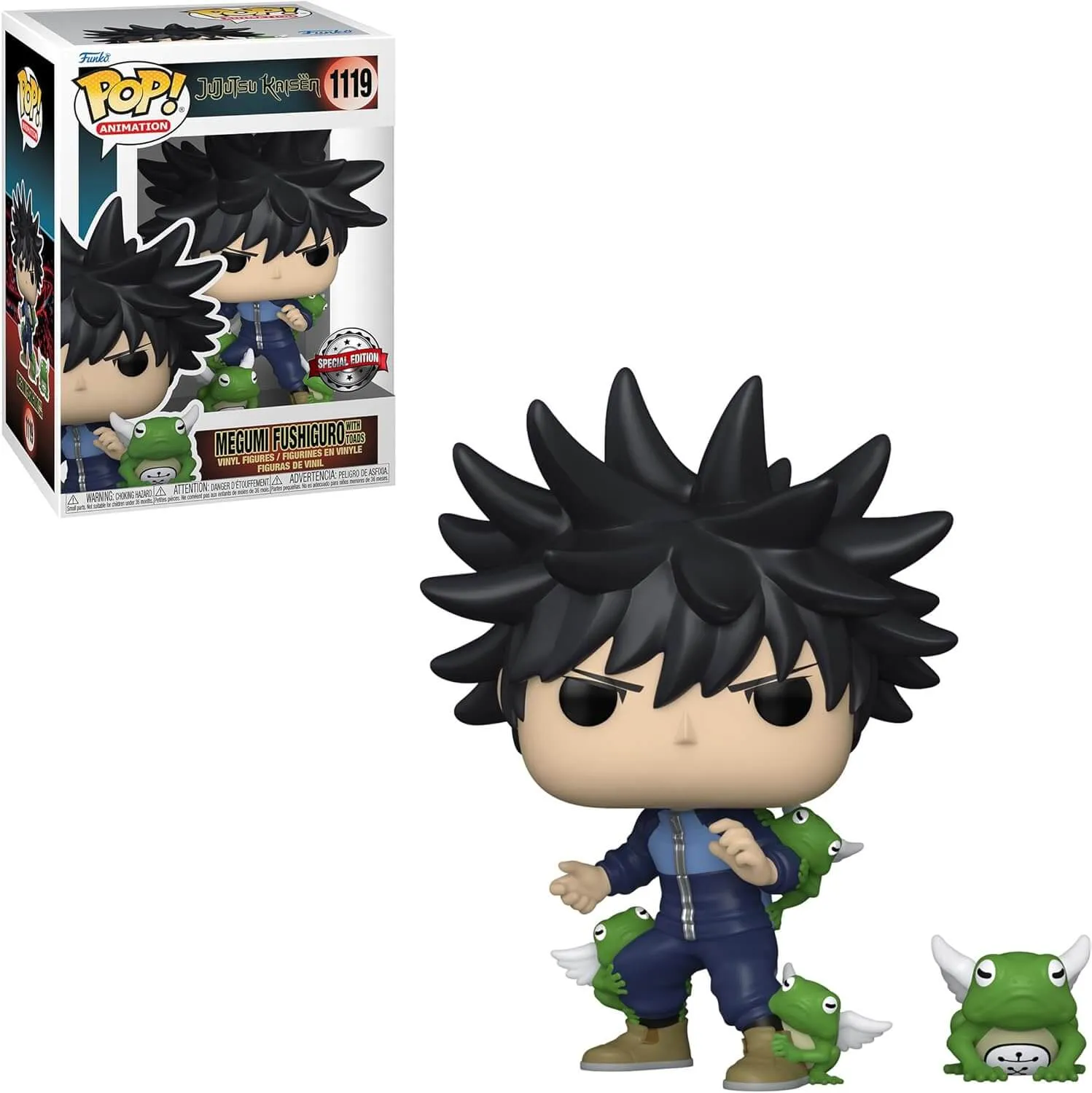 Funko Pop! Anime: Jujutsu Kaisen - Megumi Fushiguro With Toads