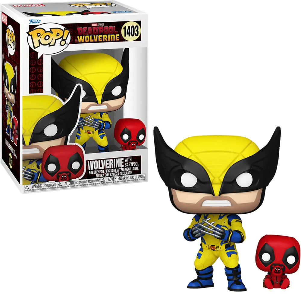 Funko Pop! Super Hero: Marvel - Wolverine with Babypool