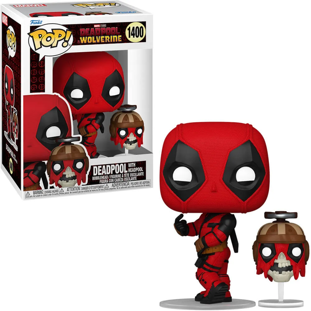 Funko Pop! Super Hero: Marvel - Deadpool with Headpool