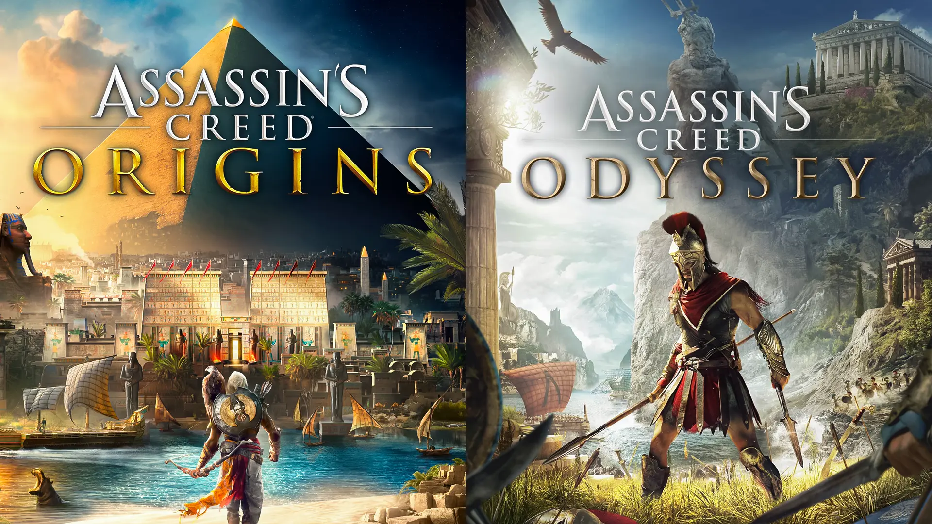 Assassin's Creed Origins + Odyssey Double Pack Gameplay