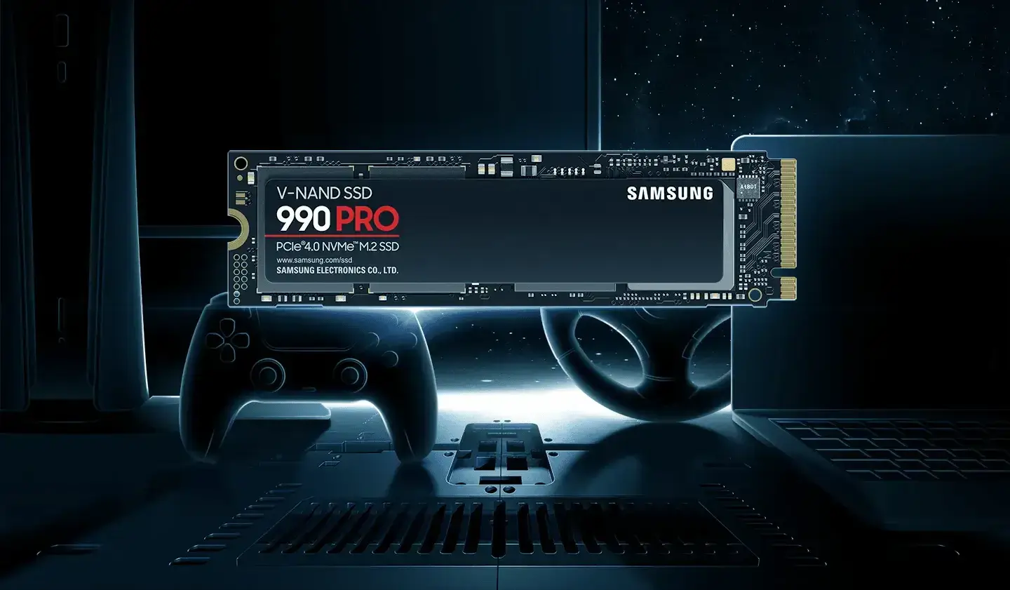 Samsung 990 Pro PCle 4.0 M.2 NVMe INTERNAL SSD Hard Drive - 1TB