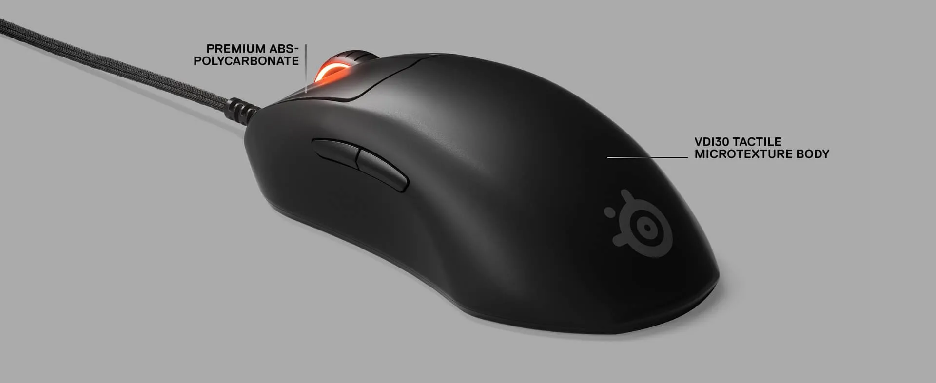 SteelSeries Prime FPS Wired RGB Gaming Mouse