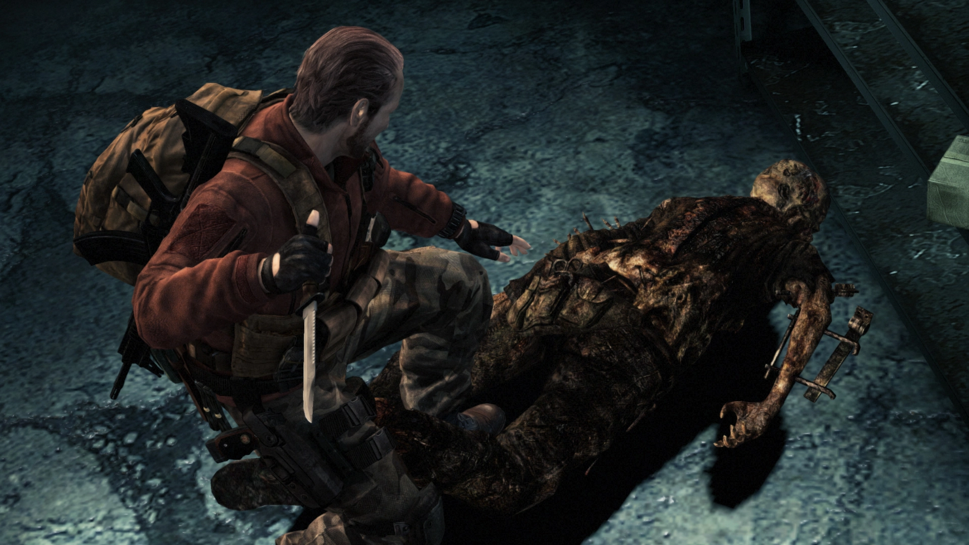 Horror setting in Resident Evil 2 Revelations