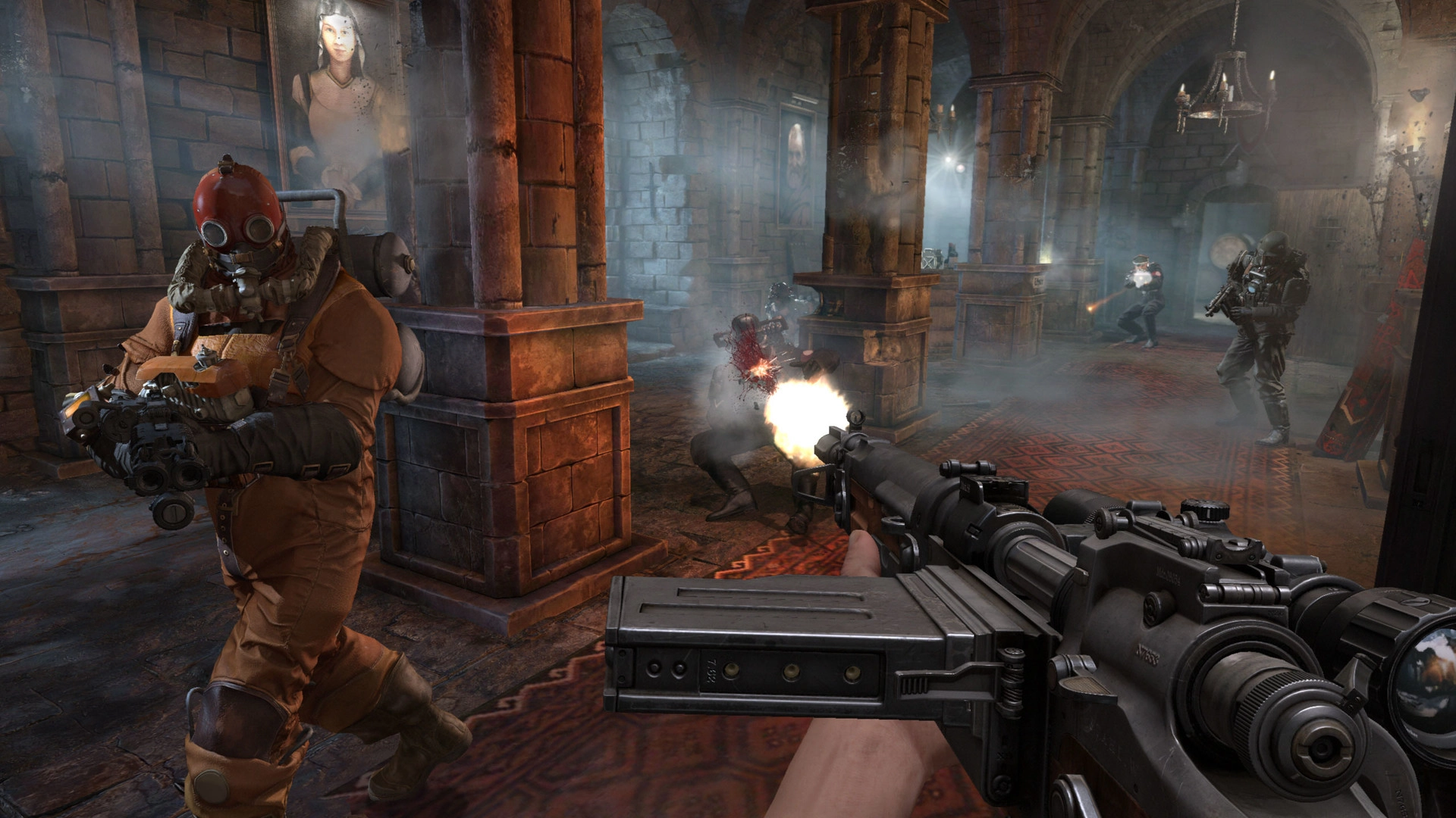 Combat in Wolfenstein: The Old Blood