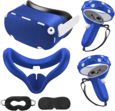 Oculus (Meta) Quest 2 VR Silicone Shell Cover - Blue (100088)