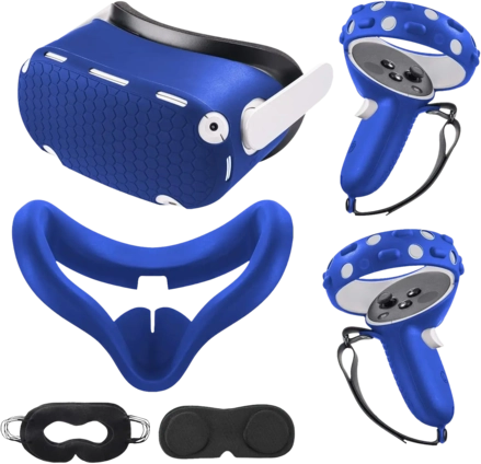 Oculus (Meta) Quest 2 VR Silicone Shell Cover - Blue