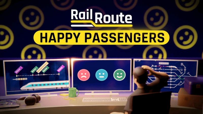 Rail Route - Happy Passengers  for sale in Egypt from Games2Egypt