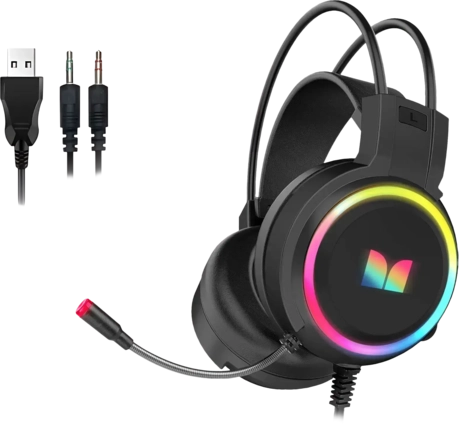 Monster G902 Wired RGB Gaming Headset - Black