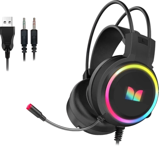 Monster G902 Wired RGB Gaming Headset - Black