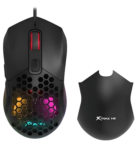 Xtrike Me GM316 Wired RGB Gaming Mouse - Black