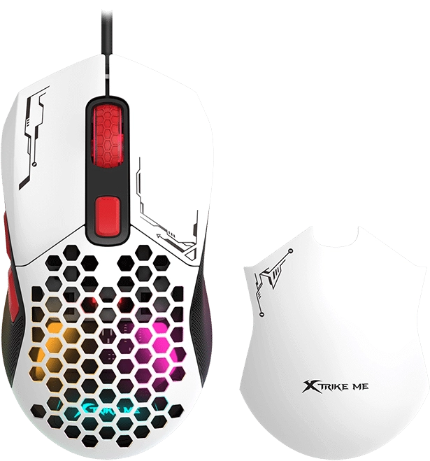 Xtrike Me GM316W Wired RGB Gaming Mouse - White  for sale in Egypt from Games2Egypt