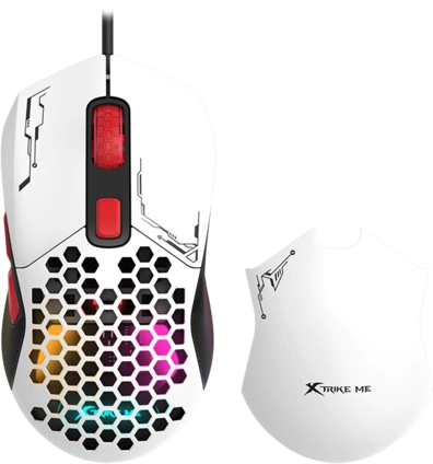 Xtrike Me GM316W Wired RGB Gaming Mouse - White