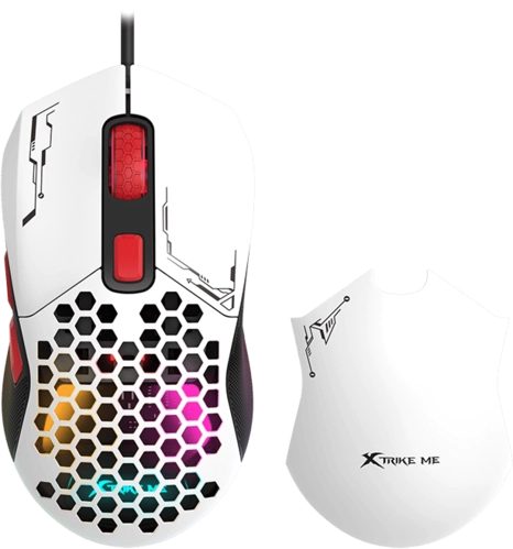 Xtrike Me GM316W Wired RGB Gaming Mouse - White