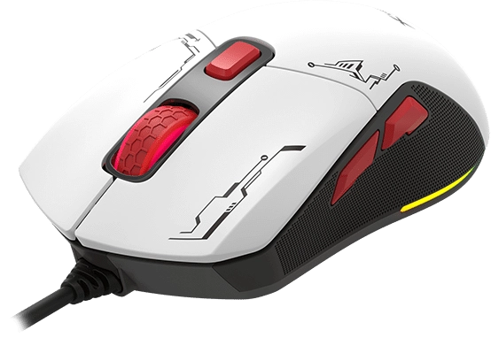 Xtrike Me GM316W Wired RGB Gaming Mouse - White  for sale in Egypt from Games2Egypt