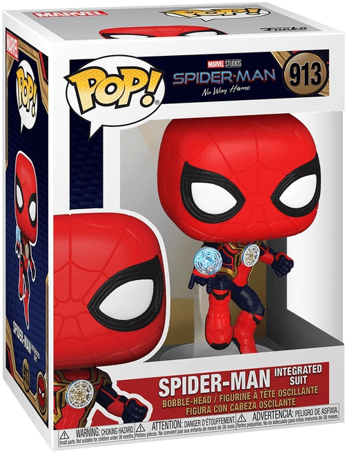 Funko Pop! Spider Man Integrated Suit - Spiderman: No Way Home (913)  for sale in Egypt from Games2Egypt