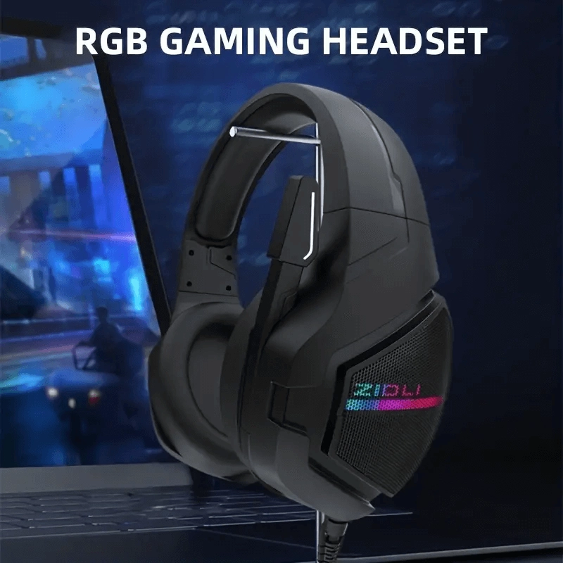 ZIDLI L5 PRO RGB Wired Gaming Headset - Black  for sale in Egypt from Games2Egypt