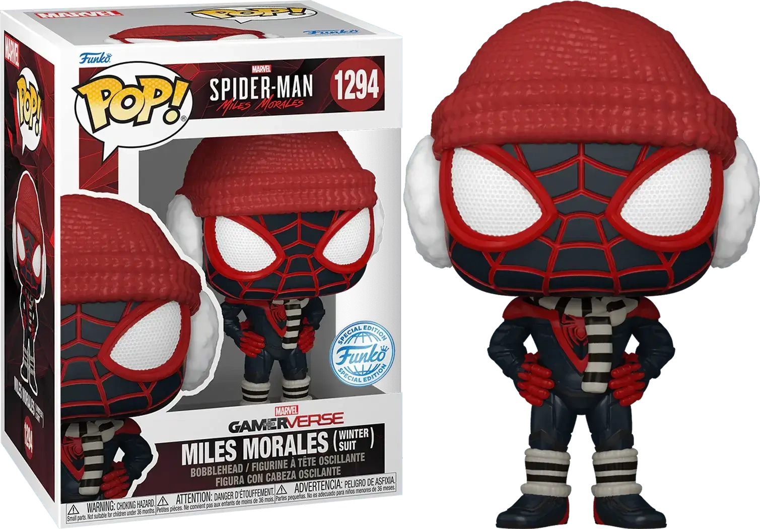 Funko Pop! Marvel: Spider-Man - Winter Miles Morales  for sale in Egypt from Games2Egypt