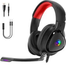 Marvo HG8958 Wired RGB Gaming Headset - Black