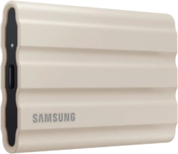 Samsung T7 Beige Shield Portable SSD - 1 TB