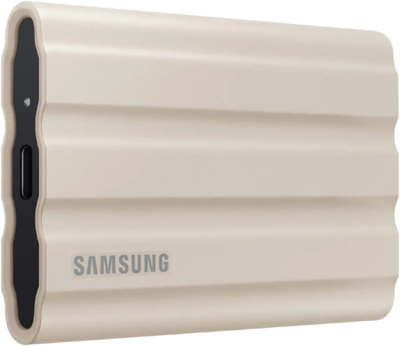 Samsung T7 Beige Shield Portable SSD - 1 TB