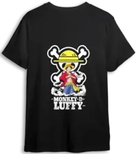 Monkey. D. Luffy LOOM Oversized T-Shirt - Black  for sale in Egypt from Games2Egypt