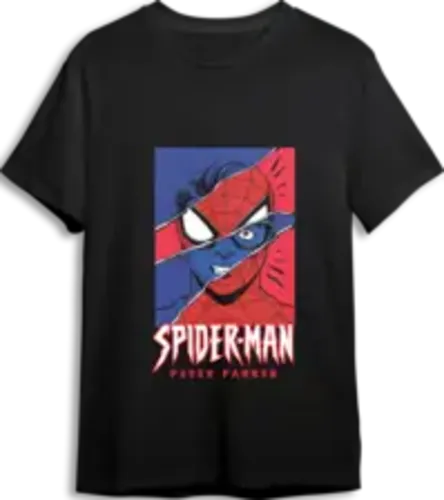 Spider-Man Peter Parker LOOM Oversized T-Shirt - Black