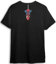 Spider-Man Peter Parker LOOM Oversized T-Shirt - Black