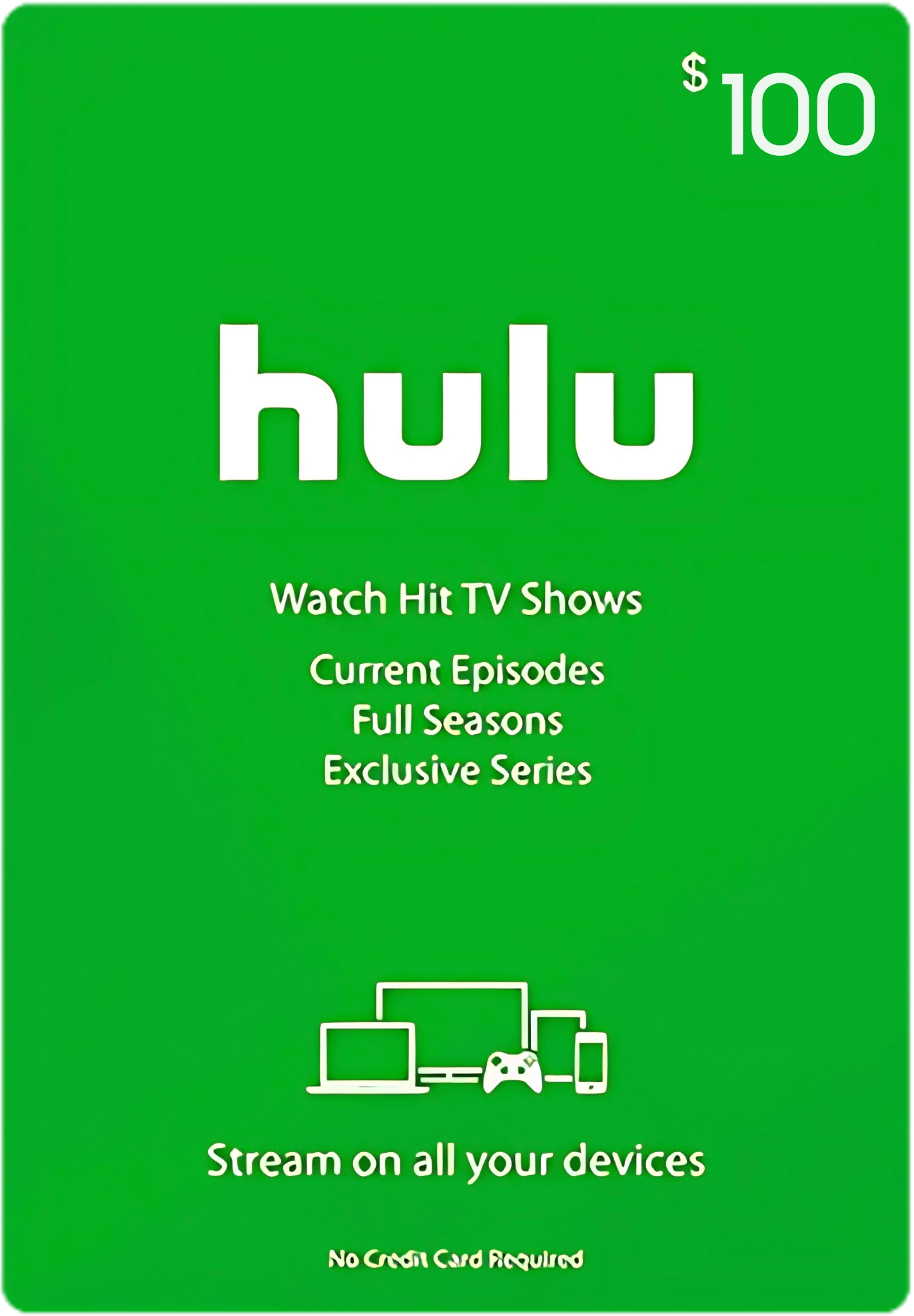 HULU $100 USD Gift Card Key UNITED STATES  for sale in Egypt from Games2Egypt